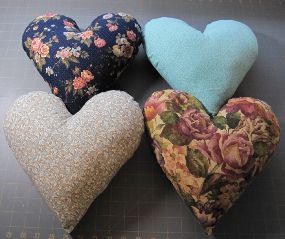 heart pillows